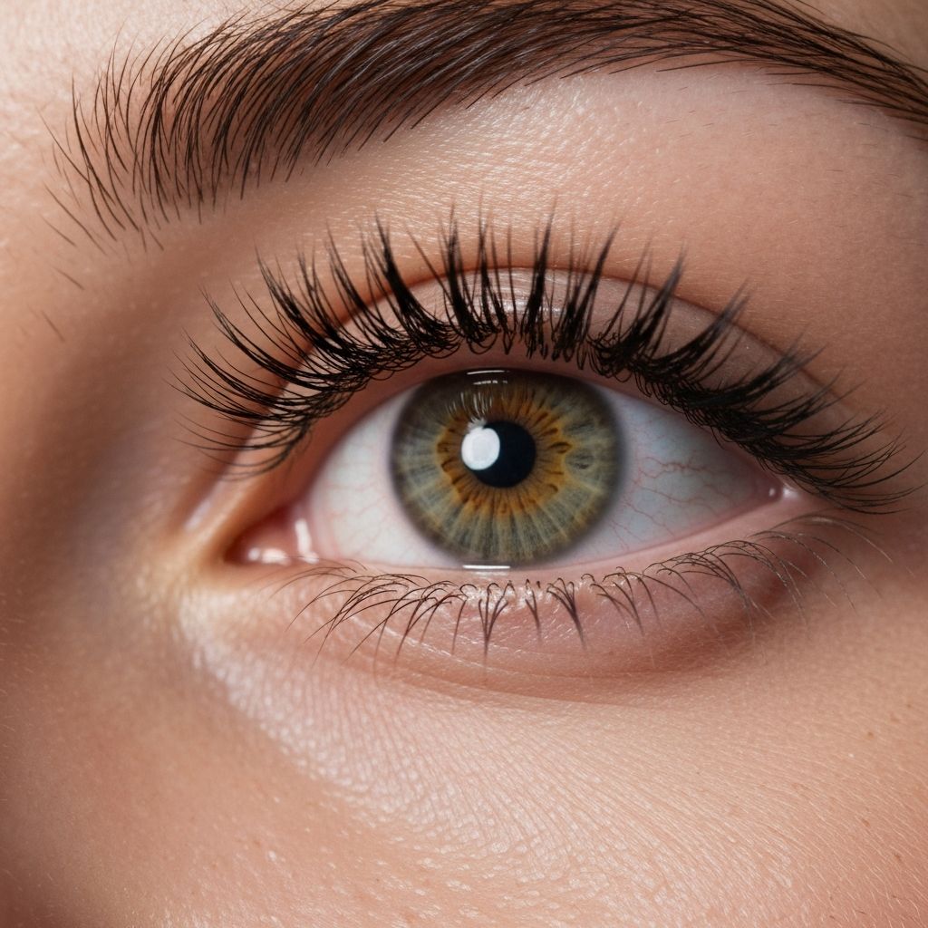 Wispy lash extensions